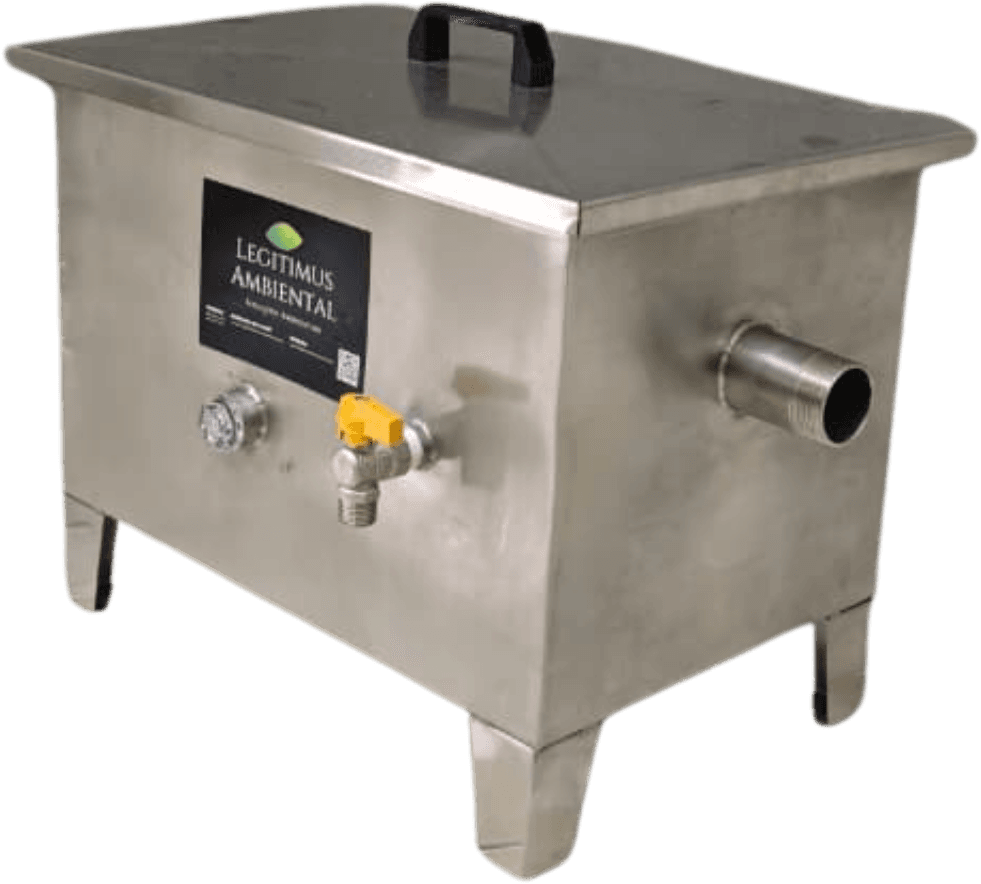 Caixa Separadora de Água e Óleo Eco Box em aço inox